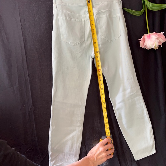 J. Crew Pale Mint Green Lookout Highrise Skinny Jeans, Sz 31, Cropped - Picture 14 of 16